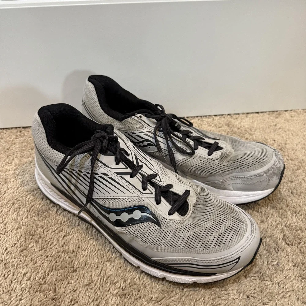 Saucony Echelon 8 Shoes Mens Size 12.5 PWRRUN Supportive Running Athletic Sneake